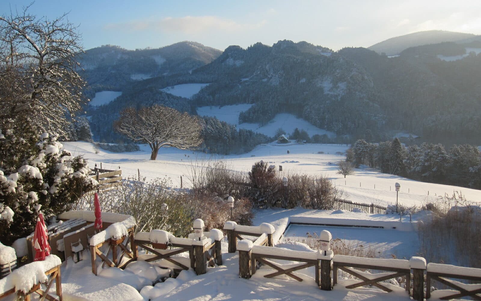 Gasthof Michlwirt - Ausblick im Winter